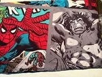 Marvel Comics Pillow Case Avengers Spiderman Captain America Iron Hulk. Fixed Price $9.27.