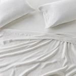 Full 100% Linen Sheet Set Dark Gray Micro Stripe - Casaluna. Fixed Price $57.99.