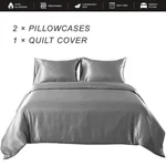 Silky Satin Bed Sheet 3PCS Set For Kings & Queens -classic Soft Luxury Decor. Fixed Price $78.84.