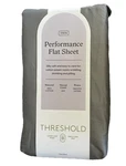 Threshold 400 Thread Count Performance Flat Sheet Twin/xl Gray New. Fixed Price $10.00.
