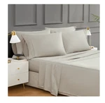 Hotel Signature Egyptian Cotton 400 Tc 6-PIECE Sheet Set Tan Queen. Fixed Price $59.95.