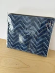 Ralph Lauren Nip Indigo Modern Herringbone Queen Deep Fitted Sheet. Fixed Price $127.50.