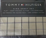 Tommy Hilfiger Hudson Valley King Sheet Set New. Fixed Price $84.99.