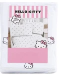 Hello Kitty 100% Cotton Sheet Set Sz Full Pink Bows White. Fixed Price $29.99.