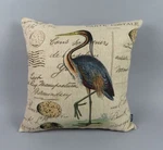 Retro Heron Collage Pillow Cover And Insert By Trendin 17X17 Coastal Decor. Fixed Price $39.99.