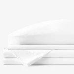 The Store W/company Cotton Classic Smooth Wrinkle-free Sateen Bed Sheet. Fixed Price $84.04.