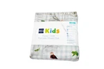 The Big One Kids Twin Easy Care Percale Sheet Set 275TC Blue Animal Print. Fixed Price $18.99.