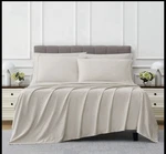 Kirkland Signature 680 Thread Count Piece Sheet Set - King Oatmeal New. Fixed Price $35.71.