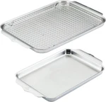 Provisions Tri-ply Stainless Steel Baking Sheet Set 3-PIECE Ovenbond. Fixed Price $416.99.