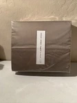 Oake Twin Sheet Set 100% Cotton Sateen 525 Thread Count Taupe Mocha. Fixed Price $39.99.