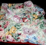 Ralph Lauren Queen Fitted Sheet Allison Floral Rose Bouquet Cottage Cotton. Fixed Price $49.99.