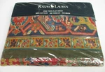 Vintage Ralph Lauren Sandelwood Rug Print Non Iron Cotton Flat Twin Sheet Sealed. Fixed Price $95.95.