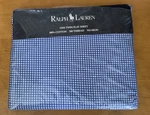 Ralph Lauren Home Collection Small Gingham Blue Twin Flat Sheet Cottage. Fixed Price $59.95.