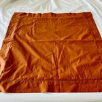 Sferra Celeste Paprika Euro Pillow Sham Pair Egyptian Cotton Percale Italy. Fixed Price $44.00.