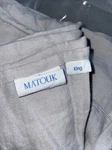 Matouk Porto Silver King Sheet Set Flat Fitted Gray Linen M124 New Msrp $580 P2. Fixed Price $375.00.