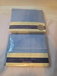 Vintage Color Forum Smooth Touch Percale Full Fitted And Flat Sheets Blue Usa. Fixed Price $29.99.