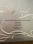 Nwt Inspired Cal King Sheets Set Microfiber Blue Faith Words 4PC Bedding. Fixed Price $19.99.