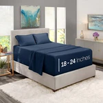 Extra Pocket Sheets Fits Mattress 18-24 Inches Deep, Qu. Fixed Price $38.99.