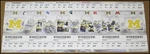 2017 Michigan Wolverines Full Season 6 Tickets Uncut Sheet College Football Ncaa. Fixed Price $19.99.