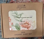 Tree Organic 2800 Queen Sheet Set Cotton Floral Multicolor Deep Fitted. Fixed Price $37.95.