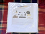 Microfiber Sheet Set Twin Xl Extra-long Bright White New 3-PIECE Amazonbasics. Fixed Price $12.99.