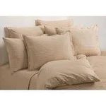 Crystal Trading 4-PIECE Bed Sheet Set Dobby Stripe 100% Full, Ivory. Fixed Price $38.99.