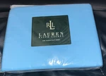 Ralph Lauren Surf Blue Turquoise Solids Queen Flat Sheet Nip Vintage Rare 2 Ava. Fixed Price $89.99.