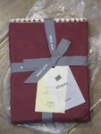 West Elm Flax Linen Pom Euro Sham Currant New. Fixed Price $37.46.