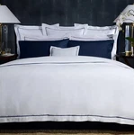 Ralph Lauren Organic Cotton Percale Palmer Duvet Cover White/navy King $450. Fixed Price $250.00.