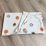 Sports Theme Flat Sheet For Full Size Bed- Mvp By Jumping Beans & Kohls. Fixed Price $7.99.