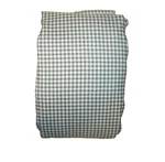 Mainstays Gingham Check Gray Queen Fitted Sheet Deep Pocket 16". Fixed Price $14.95.