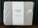 Charter Club Solid Flannel Cotton 4-PC. King Sheet Set Grey $180. Fixed Price $49.99.