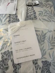 New Pottery Barn Tiger Organic Percale 4-PIECE Queen Sheet Set Nwt. Fixed Price $129.00.