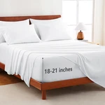 Cozylux Extra Deep Pocket Queen Set - 6 Piece Size Bed Fits Up To. Fixed Price $53.75.