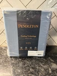 Pendleton Dusty Blue King Size Cooling Tech Sheet 4 Piece Set Fit 17" Mattress. Fixed Price $72.98.
