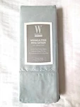 Wamsutta Pima Sateen 525 Thread Count Twin Flat Sheet Light Blue Wrinkle Free. Fixed Price $34.99.