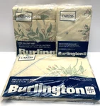 Burlington Caress Vintage Full Sheet Set No Iron Combed Cotton Floral Usa New. Fixed Price $36.00.