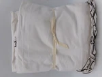 Pottery Barn Emily & Meritt Tuxedo Ruffle Twin Xl Sheet Set Ivory Charcoal #H205. Fixed Price $105.20.