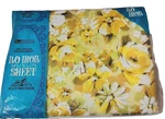 Grants Fashions Twin Flat Sheet Yellow Flowers Iron Muslin Vintage Nos New 2. Fixed Price $19.49.