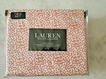 Ralph Lauren Twin Sheet Set 3 Piece 100% Cotton White With Red Floral Print. Fixed Price $34.99.