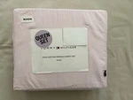 New 4PC Tommy Hilfiger Queen Sheet Set Ithaca Stripe Pink & White. Fixed Price $69.99.