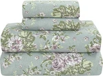 Bliss Casa 4 Piece 100% Cotton Flannel Sheet Set Queen - High Gsm Deep Pockets,. Fixed Price $65.29.