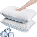 Memory Foam Pillows King Size Set Of 2 Adjustable Cooling Firm Vainoc Side Back. Fixed Price $51.99.