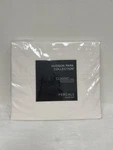 Hudson Park Collection Egyptian Percale King Flat Sheet Vanilla Sky. Fixed Price $65.00.