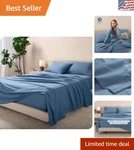 Oeko-tex Certified Cotton Flannel Sheets Plush And Warm For Winter Nights. Fixed Price $91.79.