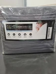 Cgk Unlimited Luxury Bed Sheet Set - 6 Piece, Gray. Fixed Price $71.97.
