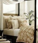 Ralph Lauren Queen Flat Sheet Haluna Bay Westlake Stripe Tan Cream New. Fixed Price $79.99.