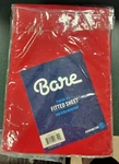 Nip Bare Home Twin Xl Fitted Sheet Red 1800 Ultra Microfiber Deep Pocket. Fixed Price $18.00.