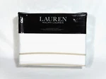 Ralph Lauren Spencer Border Sateen Full/queen Duvet Cover White Flax New. Fixed Price $89.99.