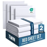 Utopia Bedding Twin Pack Of 2 Sets Perfect For Spa, Ho.... Fixed Price $71.35.